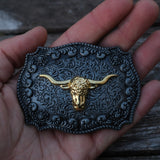 Vintage Longhorn Belt Buckle