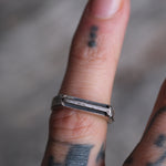 Vintage Sterling T Initial Stacker Ring 5.25