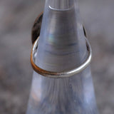 Vintage Sterling Turquoise Shadowbox Ring 5.5