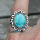 Vintage Sterling Turquoise Ring 5