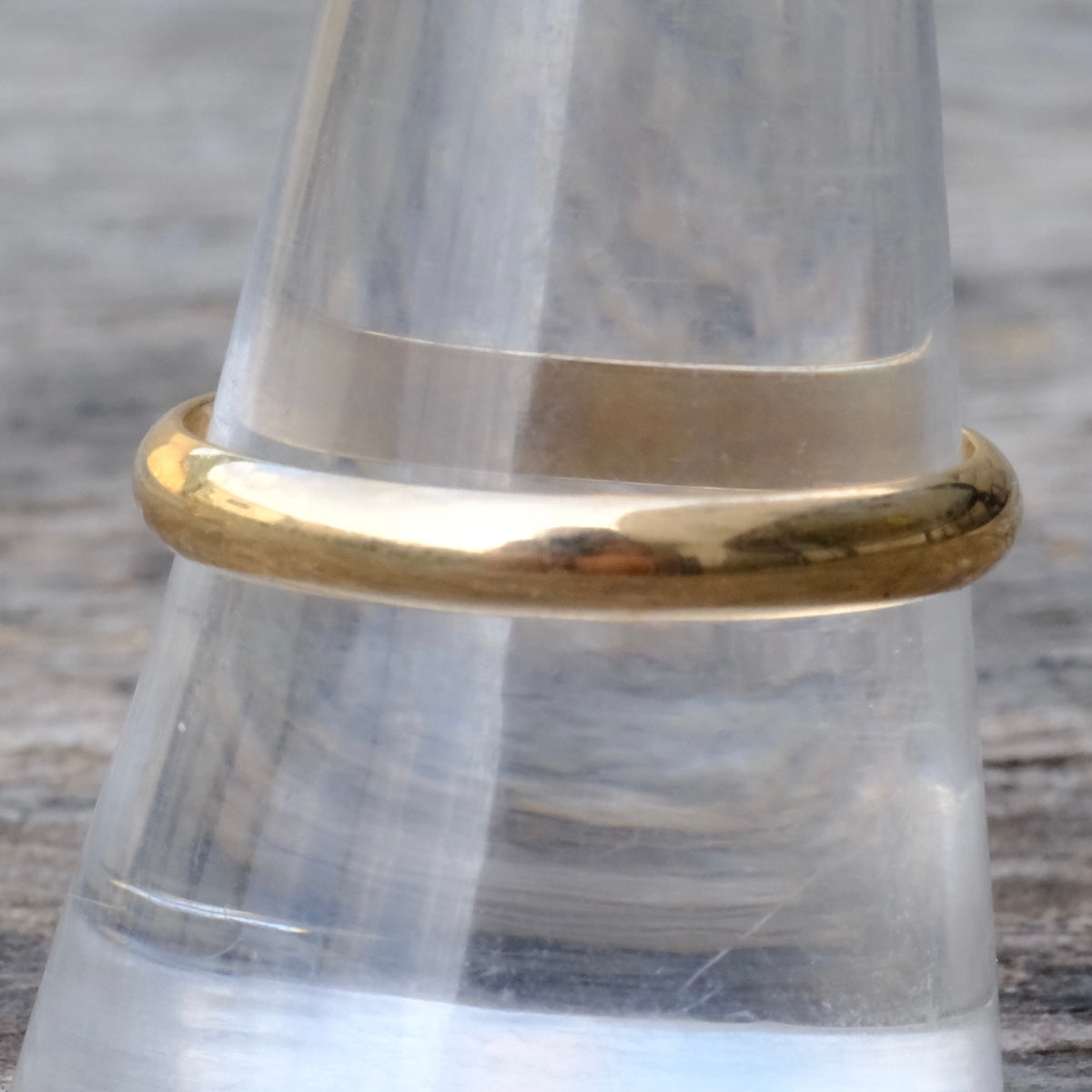 Vintage 14K Gold Band Ring 9.75