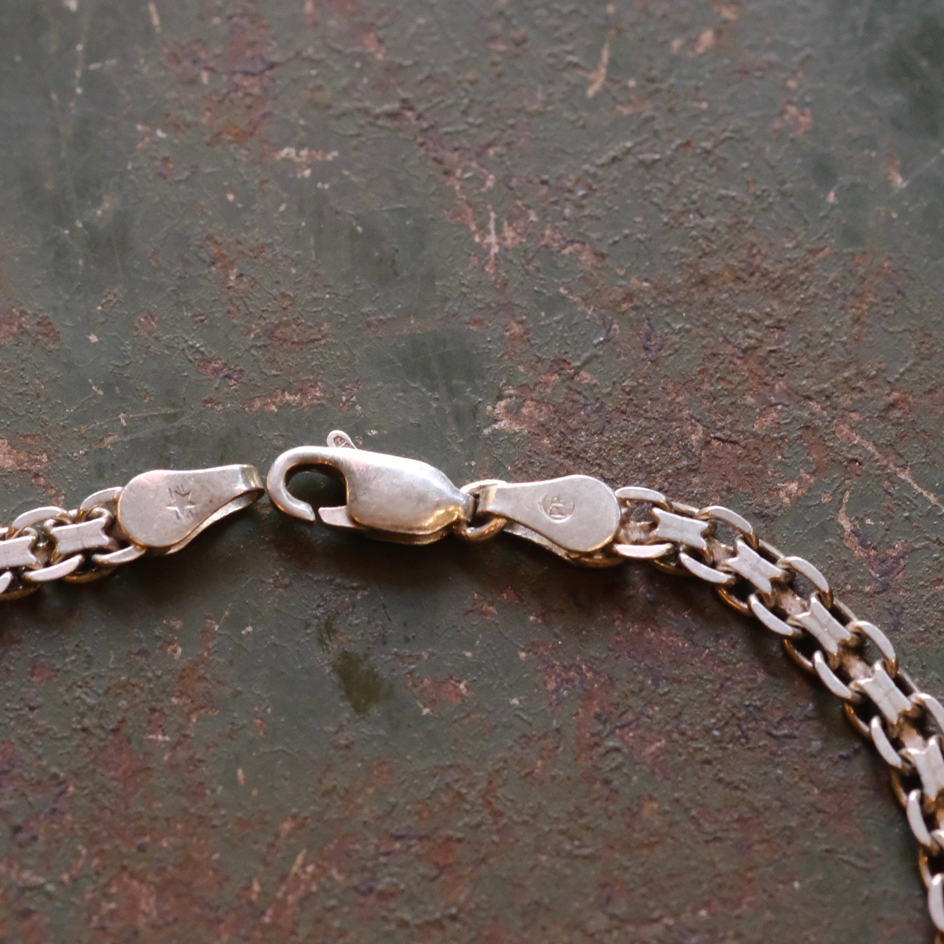 Vintage Sterling Bismark Chain Bracelet