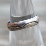 Vintage Sterling Stamped Silver Band 5.25