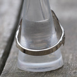 Vintage White Bronze Biker Ring 11