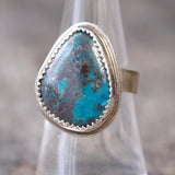 Vintage Sterling Turquoise Ring 7.25