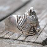 Vintage Sterling Silver Horse Ring 11.75