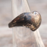 Vintage Sterling Silver Heart Ring 6.5