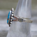 Vintage Sterling Turquoise Ring 5.75