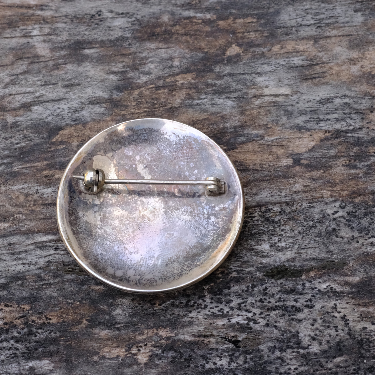 Vintage Sterling Hopi Turtle Pin