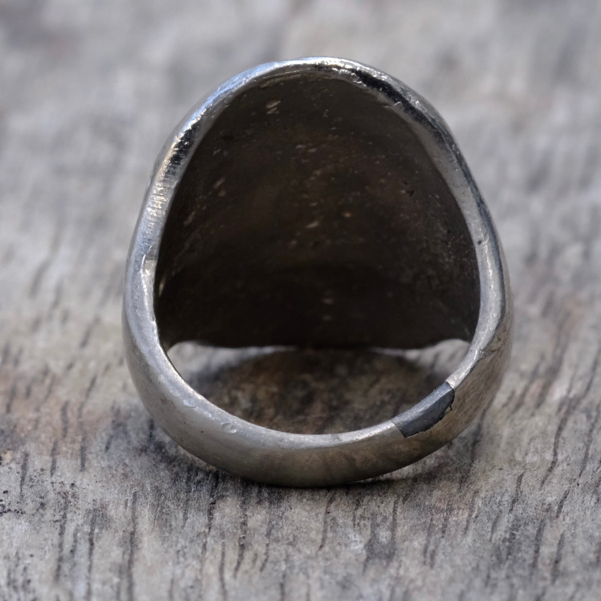 Vintage Sterling Turquoise and Coral Bird Ring 9.25