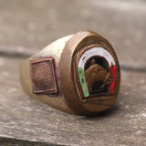 Vintage 1950’s Mexican Biker Ring 11.25