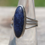 Vintage Sterling Lapis Ring 6