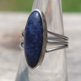 Vintage Sterling Lapis Ring 6
