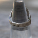 Vintage Sterling Multistone Inlay Ring 4.5