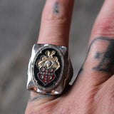 Vintage Mexican Biker Souvenir Ring 7