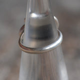 Vintage Sterling Tigers Eye Feather Ring 2.5