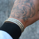Vintage Sterling Silver Wide Cuff