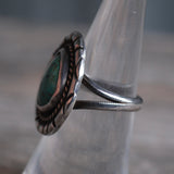 Vintage Sterling Turquoise Ring 6.25
