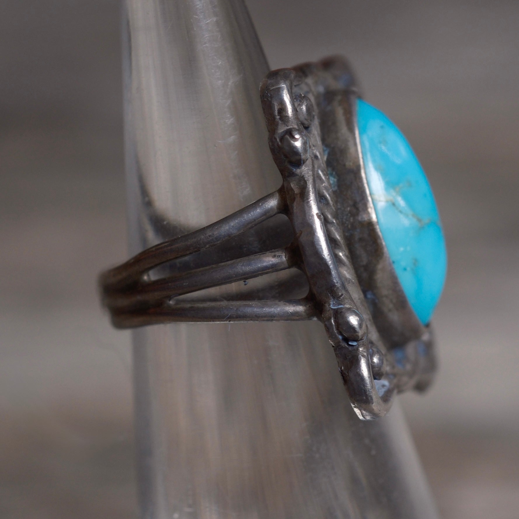 Vintage Sterling Turquoise Ring 3