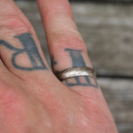 Vintage Sterling Silver Band 6