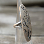 Vintage Sterling Silver Branch Ring 5