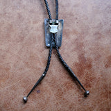 Vintage Sterling 3-Stone Turquoise Bolo Tie