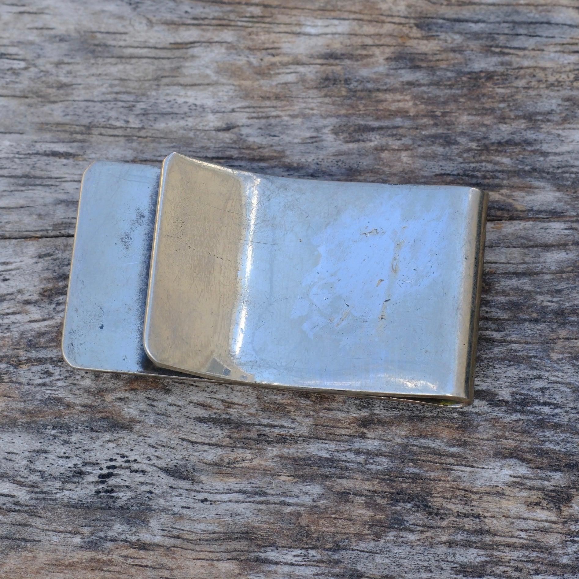 Vintage Turquoise and Coral Feather Money Clip