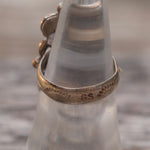 Vintage Sterling Mother Of Pearl Ring 6.5