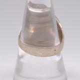 Vintage Sterling Turquoise and Coral Feather Ring 9.25