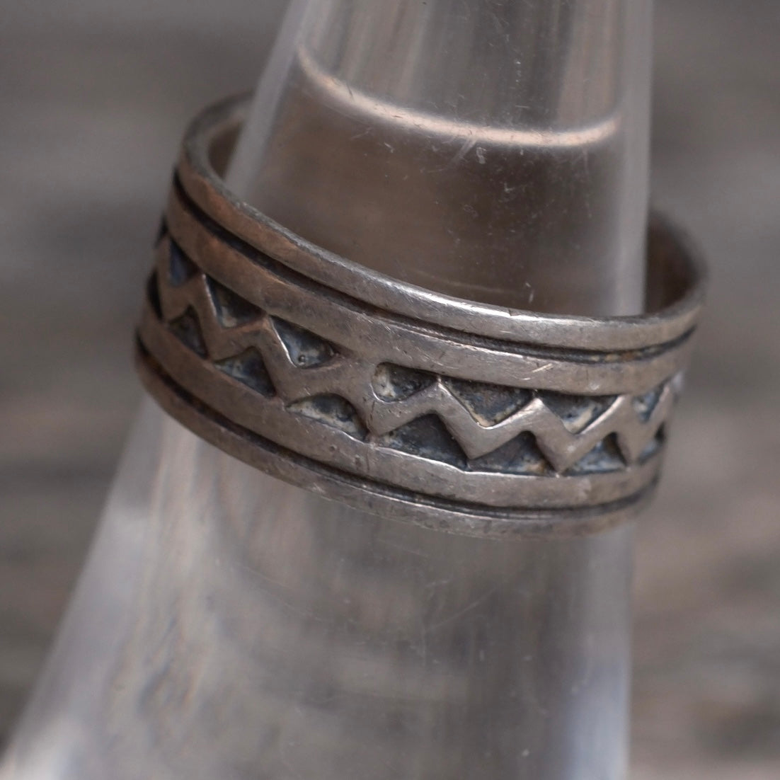 Vintage Sterling Silver Band Ring 7