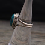 Vintage Sterling Turquoise Ring 6.25