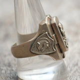 Vintage Mexican Biker Souvenir Ring 11.25