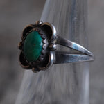 Vintage Sterling Turquoise Ring 6.25