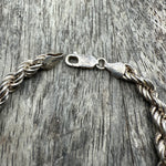 Vintage Sterling Silver Braided Bracelet