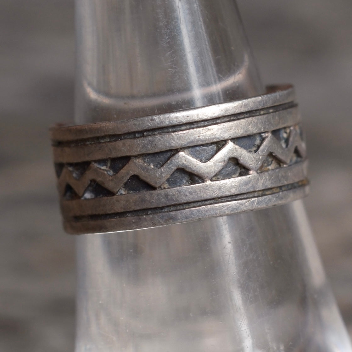 Vintage Sterling Silver Band Ring 7