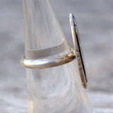 Vintage Sterling Turquoise Bear Paw Ring 5