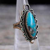 Vintage Sterling Turquoise Ring 6