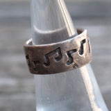Vintage Sterling Silver Music Band 5