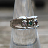 Vintage Sterling Multistone Band 6.5