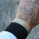 Vintage Sterling Silver Wide Cuff