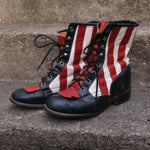 Vintage Laredo Striped Womens Boots Size 6.5