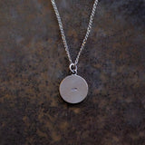 Vintage Sterling Aztec Calendar Necklace