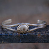 Vintage Sterling Hopi Bear Cuff Bracelet