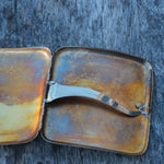 Vintage Nickel Silver Cigarette Case