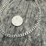 Vintage Sterling Curb Chain Bracelet