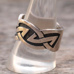Vintage Sterling Silver Band 10.5
