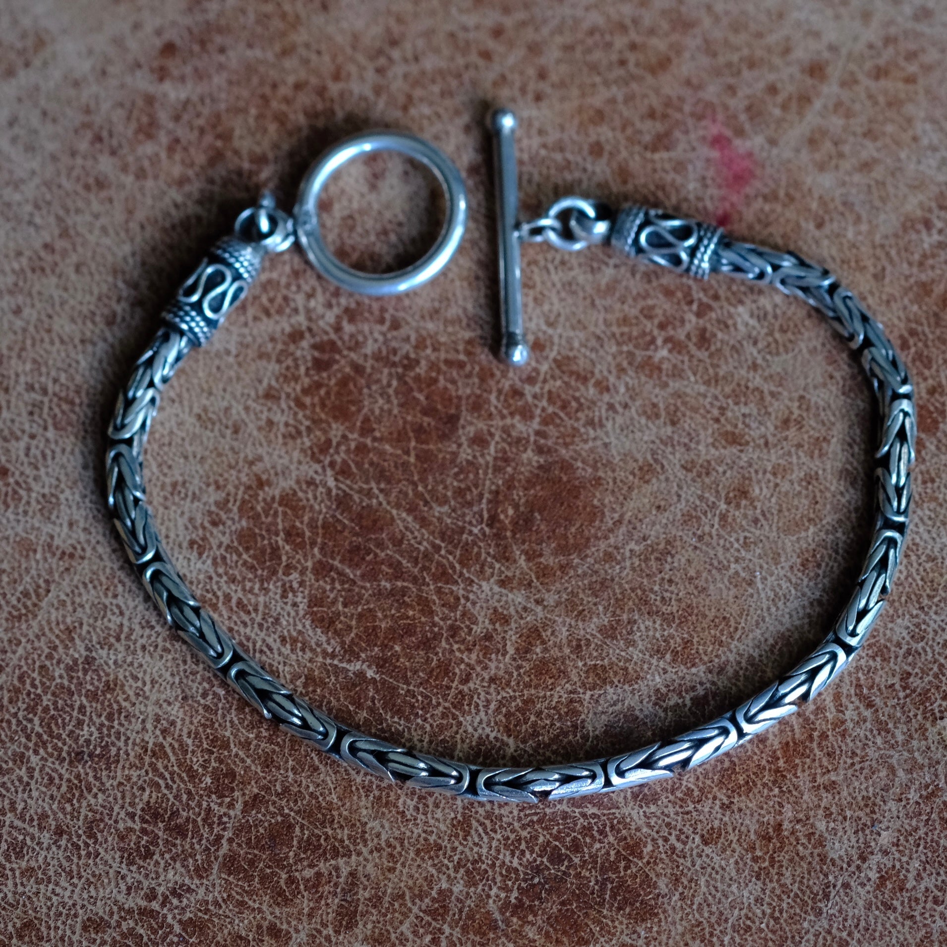 Vintage Sterling Silver Byzantine Bracelet