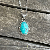 Vintage Sterling Turquoise Necklace