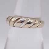Vintage Sterling Silver Band 6.75