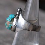 Vintage Sterling Chunky Turquoise Ring 6